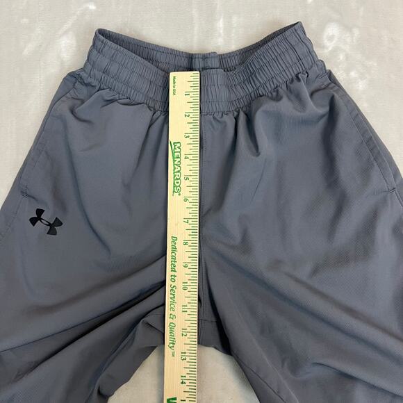 Under Armour Pants Mens Small Grey Vital Warm Up Mesh Lined Loose Fit 1239481 - Picture 5 of 13